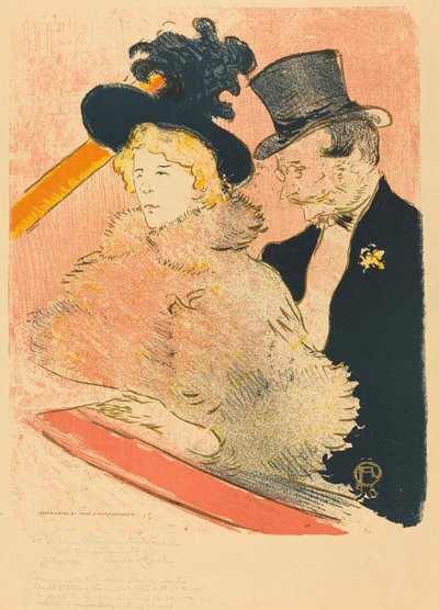 Concert Au konserinde, 1896. by Henri de Toulouse Lautrec