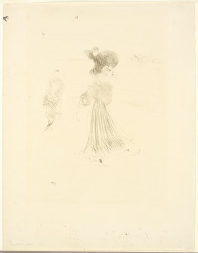 Buz Sarayında by Henri de Toulouse-Lautrec