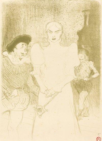 Operada: "Faust"ta Mme Caron by Henri de Toulouse Lautrec