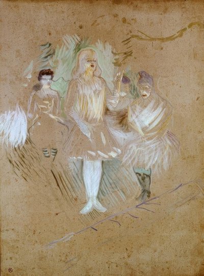 Aux Folies-Berger: Ekstralar by Henri de Toulouse Lautrec