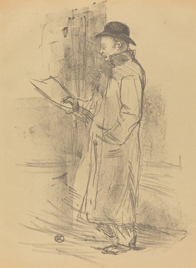 Firmin Gémier için Fayda, 1897. by Henri de Toulouse Lautrec