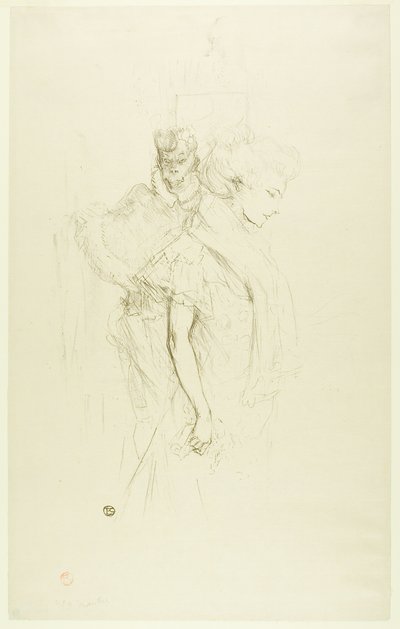 Beyaz ve siyah by Henri de Toulouse Lautrec