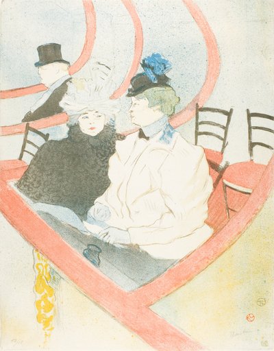 Büyük Seviyedeki Kutu by Henri de Toulouse Lautrec