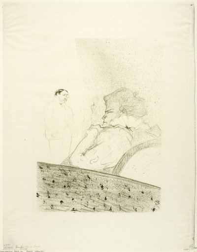 Brandès onun Kutusunda by Henri de Toulouse Lautrec