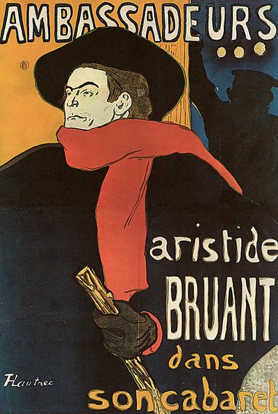 Büyükelçilerde Bunting, 1892. by Henri de Toulouse Lautrec