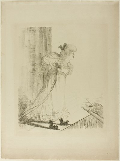 kabare şarkıcısı by Henri de Toulouse Lautrec
