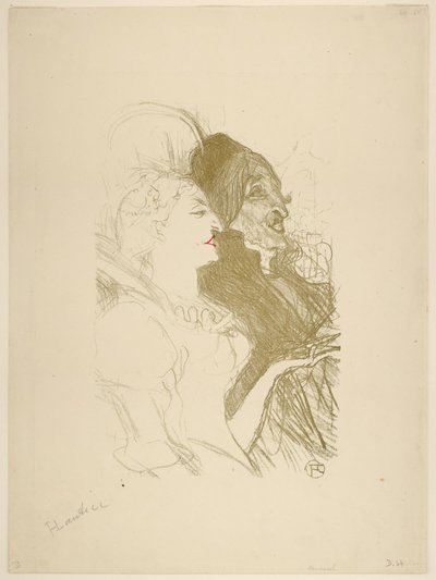 karnaval by Henri de Toulouse-Lautrec