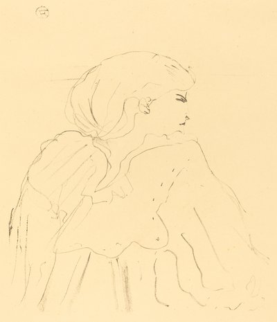 Kasif, 1896. by Henri de Toulouse Lautrec