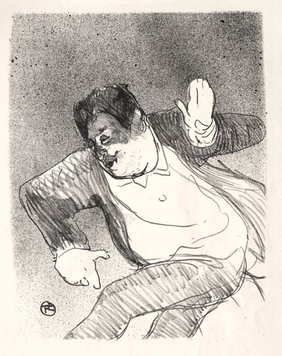 Caudieux, 1893. by Henri de Toulouse Lautrec