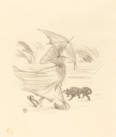 Yağmur Ne Diyor, 1895. by Henri de Toulouse Lautrec