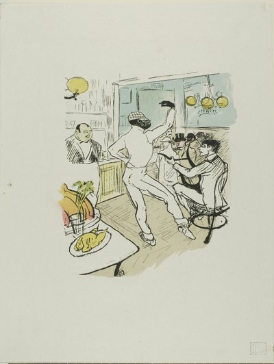 çikolata dansı by Henri de Toulouse Lautrec