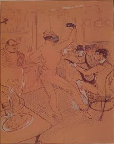 dans eden çikolata by Henri de Toulouse Lautrec