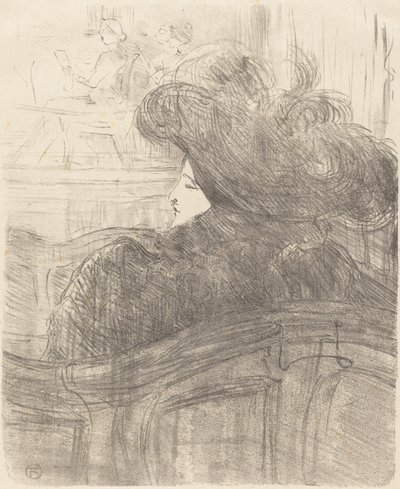 Cleo de Merode, 1896. by Henri de Toulouse Lautrec