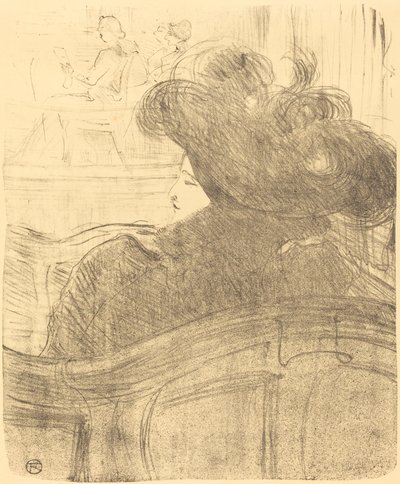 Cleo de Merode, 1896. by Henri de Toulouse Lautrec
