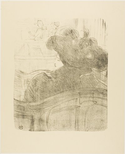 On Üç Litograftan Cléo de Mérode, by Henri de Toulouse Lautrec