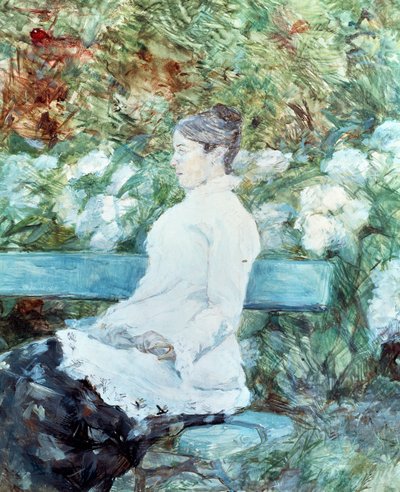 Kontes Lautrec, ressamın annesi, Henri de Toulouse-Lautrec (1864-1901) by Henri de Toulouse Lautrec