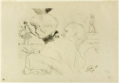 Bir Kafe-Konserde Çift by Henri de Toulouse Lautrec