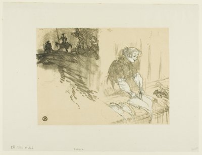 Les Courtes Joys için kapak by Henri de Toulouse Lautrec