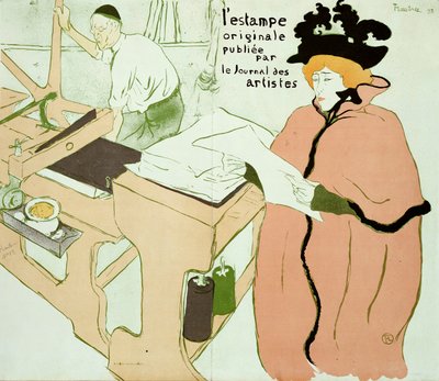 "Orijinal Baskı" için kapak, 1893 by Henri de Toulouse Lautrec