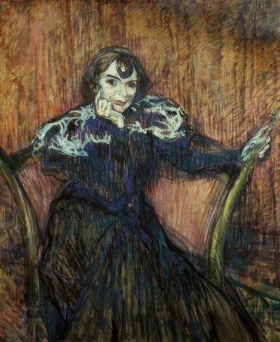 Oyuncu Berthe Bady by Henri de Toulouse Lautrec