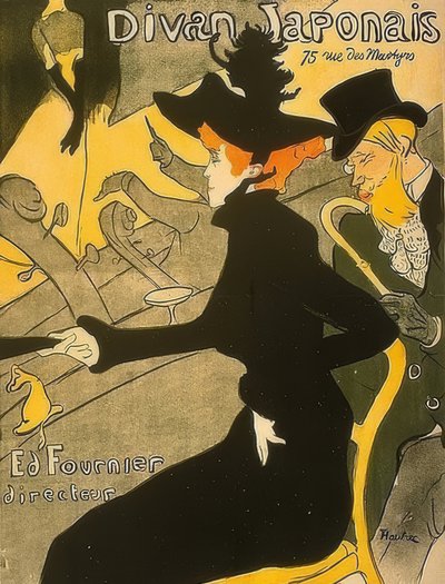 Japon kanepe. 1892-94 by Henri de Toulouse Lautrec