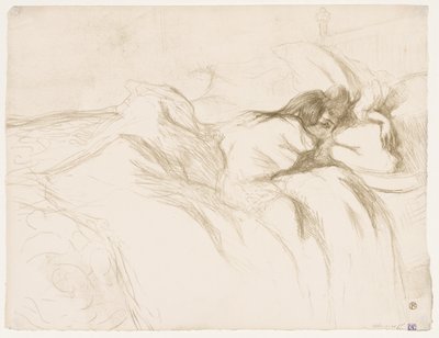 Elles: Uyuyan Kadın by Henri de Toulouse Lautrec