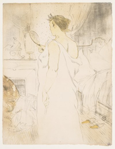 Elles: El Aynalı Kadın by Henri de Toulouse Lautrec