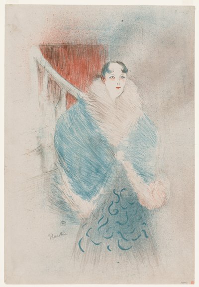 Elsa, Viyanalı, 1897. by Henri de Toulouse Lautrec