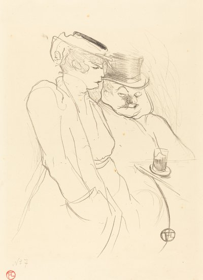kırk içinde by Henri de Toulouse Lautrec