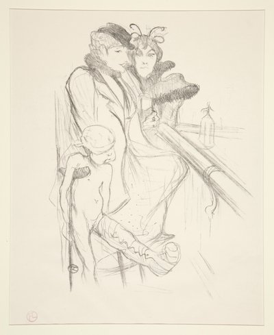 Eros vanne (Eros Yenildi) by Henri de Toulouse-Lautrec