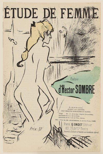 Kadın Çalışması by Henri de Toulouse Lautrec