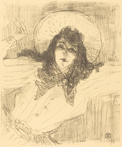 eva lavalliere by Henri de Toulouse Lautrec