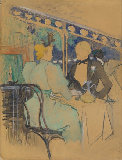Les Ambassadeurs'daki Şık İnsanlar by Henri de Toulouse Lautrec