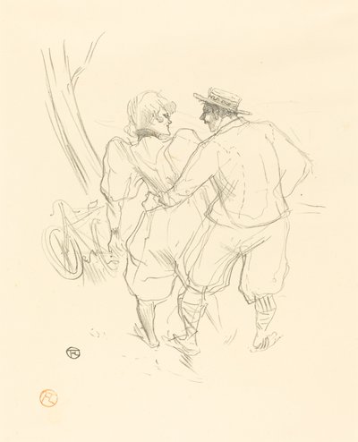 çiçeksi by Henri de Toulouse Lautrec