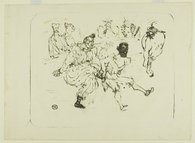 Footit ve Çikolata by Henri de Toulouse Lautrec
