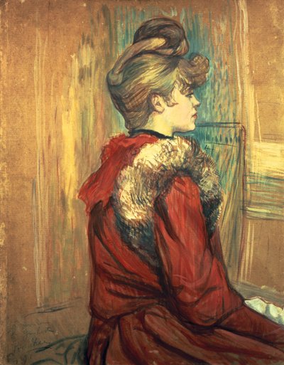 Kürk Çalınan Kız, Matmazel Jeanne Fontaine, 1891 by Henri de Toulouse Lautrec