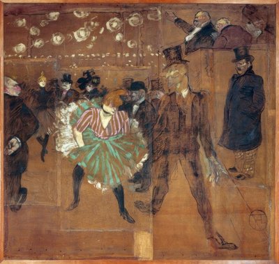 H. Toulouse-Lautrec, Tanz im Moulin Rouge by Henri de Toulouse Lautrec