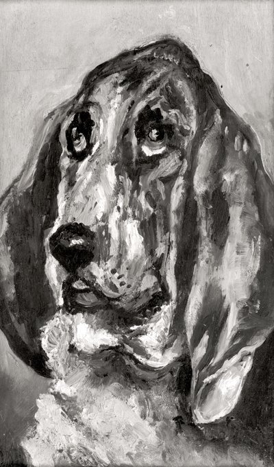 Koşan Köpeğin Başı, 1880 by Henri de Toulouse Lautrec