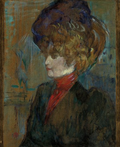 Bir İngiliz Lady Başkanı; Bir İngiliz Hanımın Başkanı, 1898 by Henri de Toulouse Lautrec