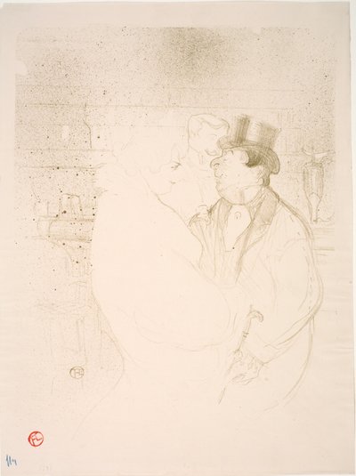 Ida Heath ve Bar by Henri de Toulouse Lautrec