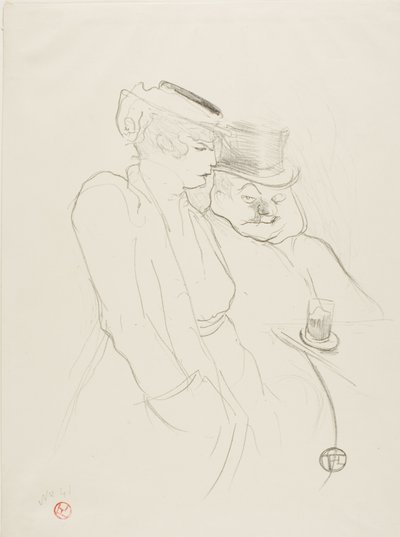 Kırklarında by Henri de Toulouse Lautrec