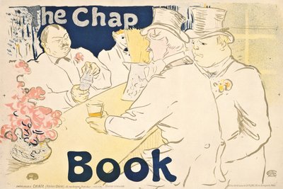 İrlanda ve Amerikan Barı, Rue Royale- "The Chap Book" afişi, 1895 by Henri de Toulouse Lautrec