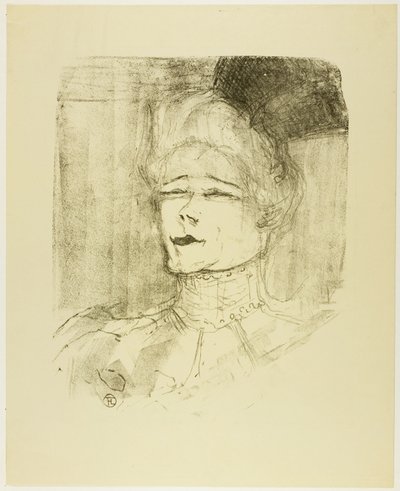Jeanne Granier, Treize Litografilerinden by Henri de Toulouse Lautrec