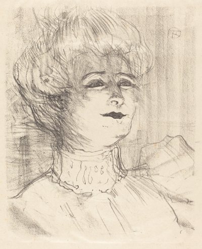 Jeanne Hading, 1896. by Henri de Toulouse Lautrec