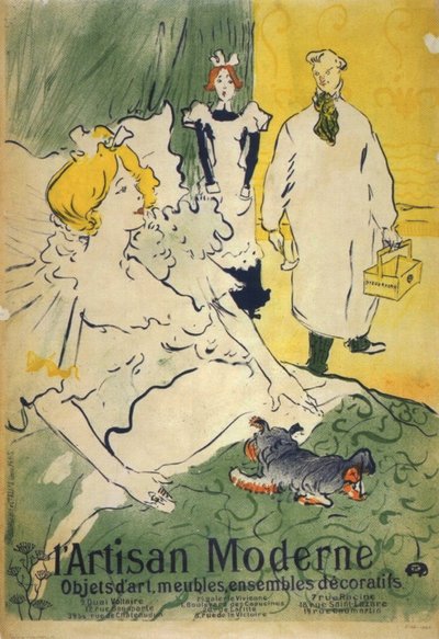 Modern Artisan (1895) (afiş) by Henri de Toulouse Lautrec