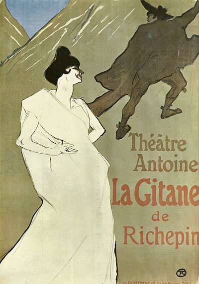 Çingene, 1899-1900. by Henri de Toulouse Lautrec