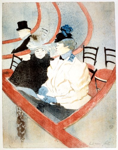 La Grande Loge Kraliyet Kutusu, 1896-1897 by Henri de Toulouse Lautrec