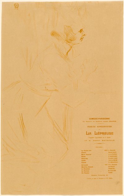 cüzzamlı by Henri de Toulouse Lautrec
