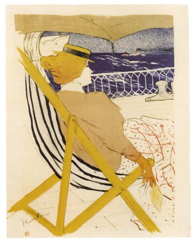 La Passagere du 54 ou Promenade en Yacht, 1895 by Henri de Toulouse Lautrec