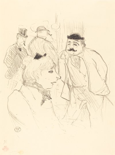 Moulin-Rouge Kökü, 1894. by Henri de Toulouse Lautrec